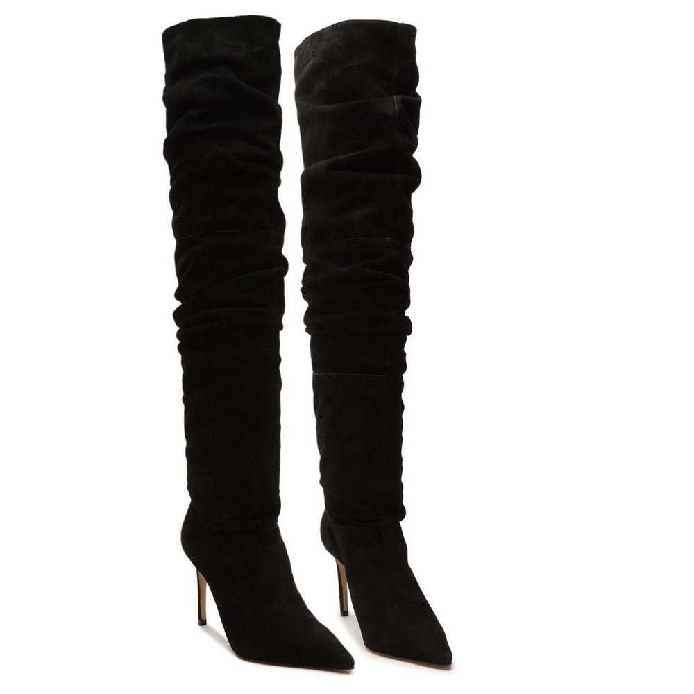 New Schutz Ashlee Over The Knee Suede Boot Size 6.5